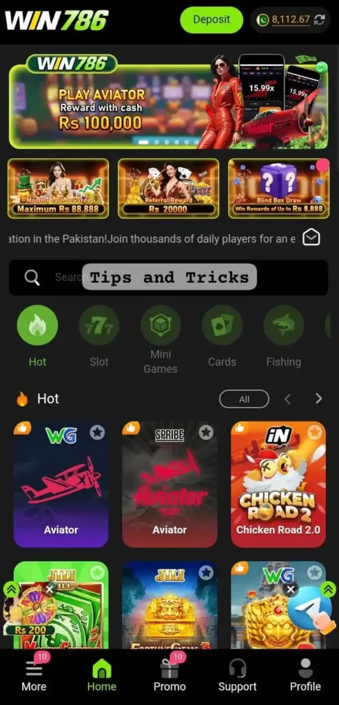 Win786 Game Tips and Tricks