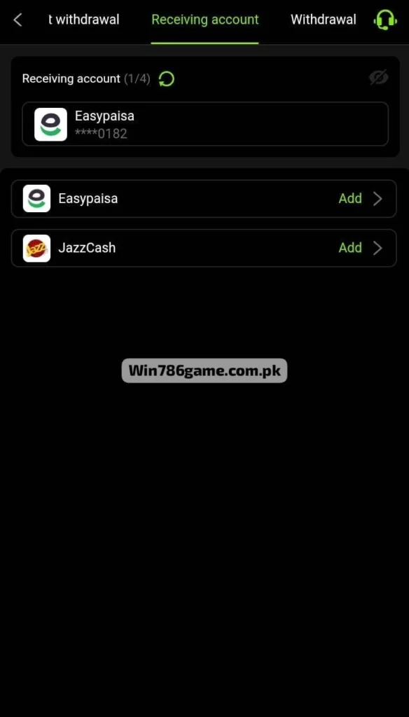 Win786 Payment Methods